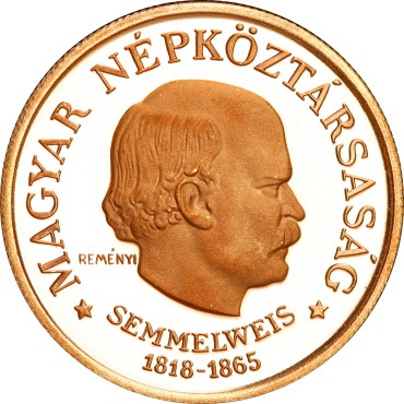 Золота монета 100 форинтів 1968 Угорщина