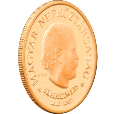 Золота монета 100 форинтів 1968 Угорщина