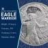 Серебряный раунд 1oz Орел-Воин Ацтеков США