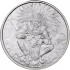 Срібний раунд 1oz Бог Смерті Ацтеків США