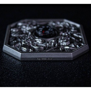 Срібний раунд 2oz Королі Піратів "Компас" Південна Корея