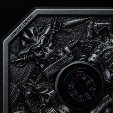 Срібний раунд 2oz Королі Піратів "Компас" Південна Корея