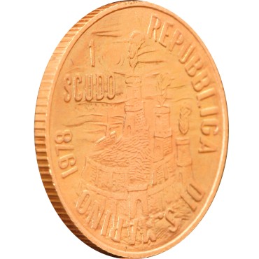 Набор золотых монет Свобода 1 скудо и 2 скудо 1978 Сан-Марино