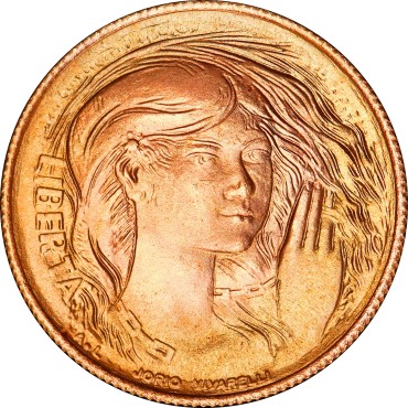 Набор золотых монет Свобода 1 скудо и 2 скудо 1978 Сан-Марино