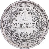 Срібна монета 1 марка 1915 Німецька Імперія