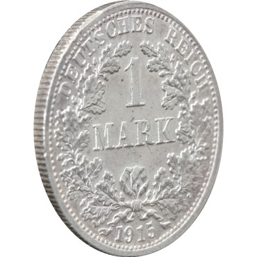 Серебряная монета 1 марка 1915 Германская Империя