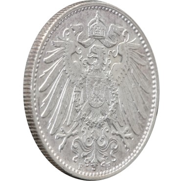 Серебряная монета 1 марка 1915 Германская Империя