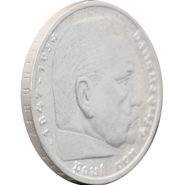 Срібна монета 5 рейхсмарок 1936 Німеччина – Третій Рейх