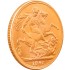 Золотая монета Соверен Виктории 1 Английский Фунт 1891 Великобритания