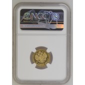 Золотая монета 5 рублей 1902 Николай 2 Россия (NGC MS 63)