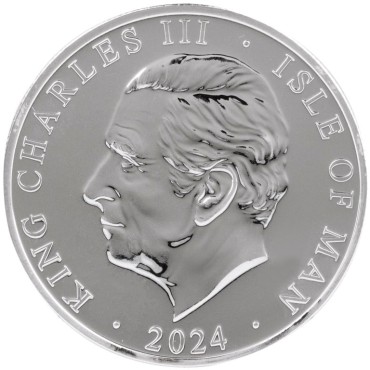 Серебряная монета 1oz Благородный 2024 Остров Мэн