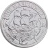 Серебряная монета 1oz Парусник "Мейфлауэр" 2 фунта 2023 Великобритания