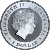 Серебряная монета 1oz Коала 1 доллар 2017 Австралия