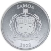 Срібна монета 1oz Форсаж 2 долари 2023 Самоа