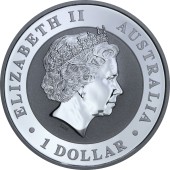 Серебряная монета 1oz Коала 1 доллар 2014 Австралия