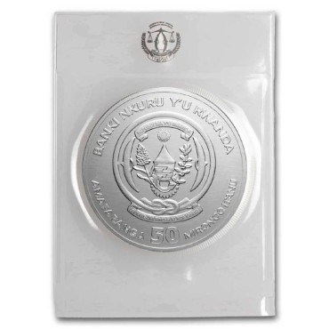 Срібна монета 1oz Корабель Катті Сарк 50 франків 2024 Руанда