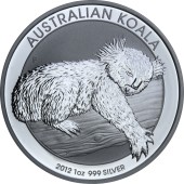 Серебряная монета 1oz Коала 1 доллар 2012 Австралия