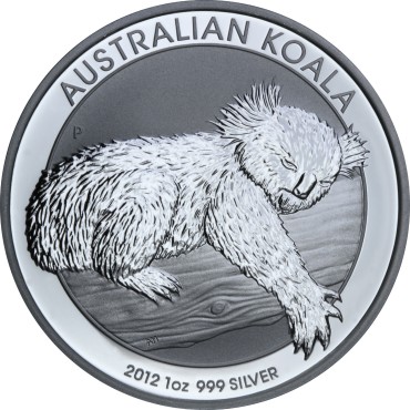 Срібна монета 1oz Коала 1 долар 2012 Австралія