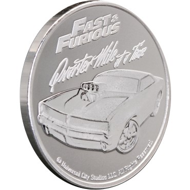 Серебряная монета 1oz Форсаж 2 доллара 2023 Самоа