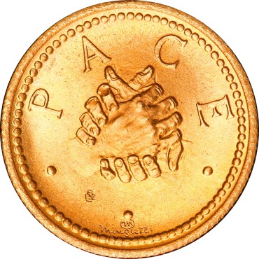 Набір золотих монет Мир 1 скудо та 2 скудо 1979 Сан-Марино