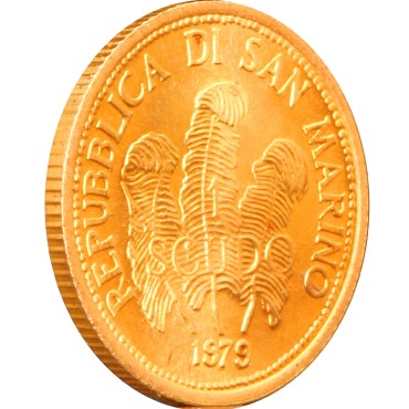 Набір золотих монет Мир 1 скудо та 2 скудо 1979 Сан-Марино