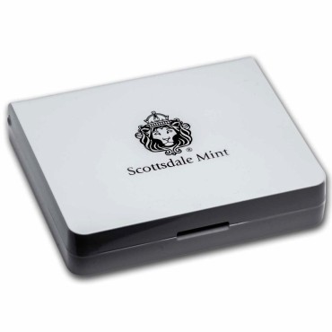 Серебряная монета 1oz Космический Пришелец 5 седи 2023 Гана (пруф, цветная)