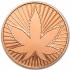 Мідний раунд 1oz Канабіс "Лист 420" США