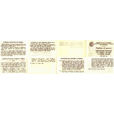 Набір золотих монет Всесвітній День Продовольства 1 скудо і 2 скудо 1981 Сан-Марино