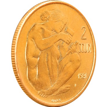 Набір золотих монет Всесвітній День Продовольства 1 скудо і 2 скудо 1981 Сан-Марино