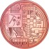Медный раунд 1oz Биткоин США