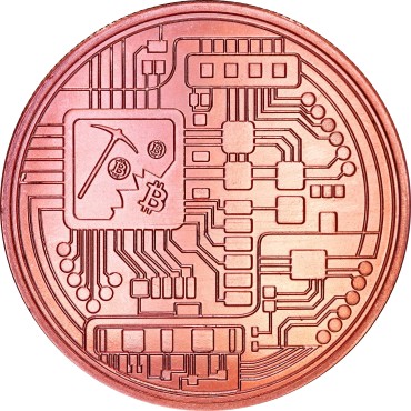 Мідний раунд 1oz Біткоін США