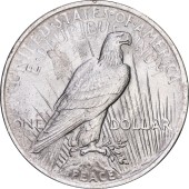 Серебряная монета Мирный Доллар 1 доллар 1923 США (BU)