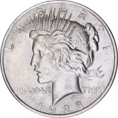 Серебряная монета Мирный Доллар 1 доллар 1923 США (BU)