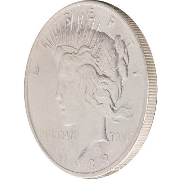 Срібна монета Мирний Долар 1 долар 1923 США (BU)