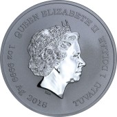 Срібна монета 1oz Тор 1 долар 2018 Тувалу