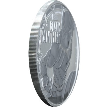 Серебряная монета 1oz Черная Пантера 1 доллар 2018 Тувалу