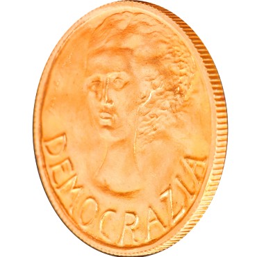 Набір золотих монет Демократія 1 скудо і 2 скудо 1977 Сан-Марино