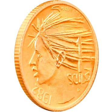 Набір золотих монет Захист Свободи 1 скудо і 2 скудо 1982 Сан-Марино