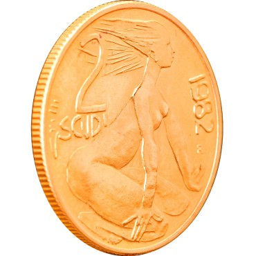 Набір золотих монет Захист Свободи 1 скудо і 2 скудо 1982 Сан-Марино