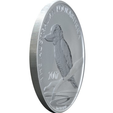 Серебряная монета 1oz Кукабарра 1 доллар 2007 Австралия