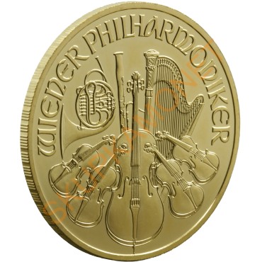 Золота монета 1oz Віденська Філармонія 100 євро 2014 Австрія