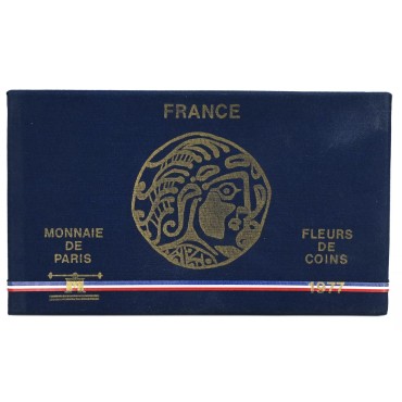 Набор монет (9шт.) 1977 Франция (UNC)