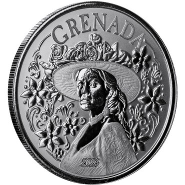 Срібна монета 1oz Гренада 2 долара 2023 Східні Кариби