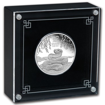 Срібна монета 1oz Рік Змії 1 долар 2025 Австралія (пруф)