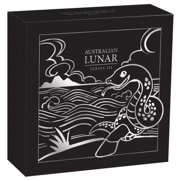 Срібна монета 1oz Рік Змії 1 долар 2025 Австралія (пруф)