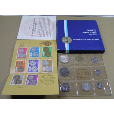 Набор монет (8шт.) 1972 Сан-Марино (UNC)