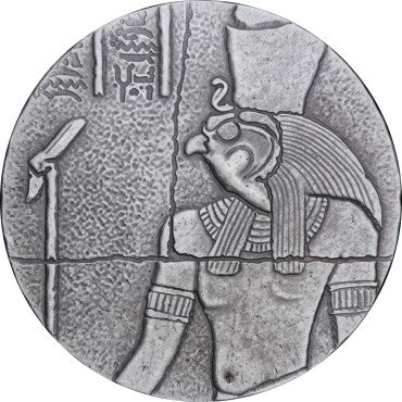 Срібна монета 2oz Гор 1000 франків КФА 2016 Чад