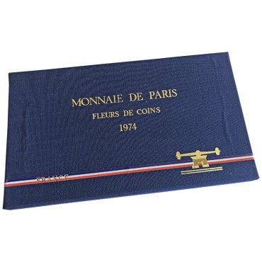 Набор монет (9шт.) 1974 Франция (UNC)