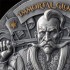 Серебряная монета 2oz Бессмертная Слава 10 седи 2025 Гана (цветная, antique)