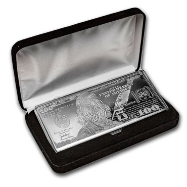 Срібна банкнота 4oz "100 доларів" 2020 США